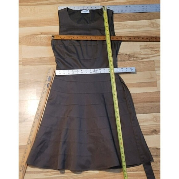 Calvin Klein Barbie Fit and Flare Midi Dress - Size 4 - Picture 11 of 11